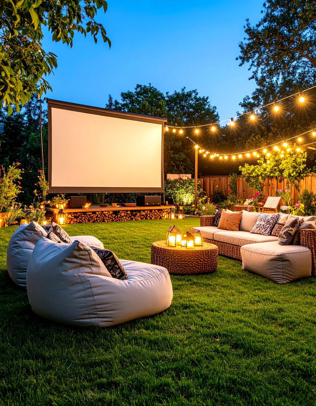 The Outdoor Movie Theater Backyard - 30 backyard decor ideas