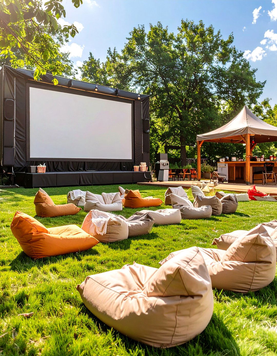 The Outdoor Movie Theater Experience - 30 big backyard ideas