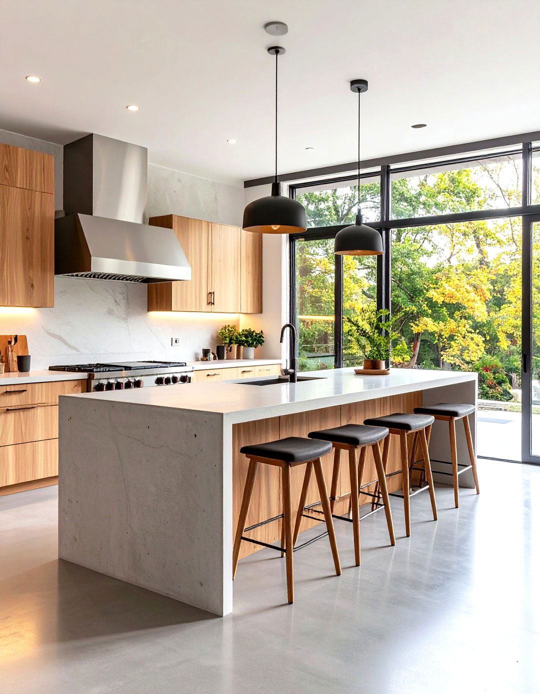 The Outdoor Transition Kitchen Bar - 30 kitchen bar ideas