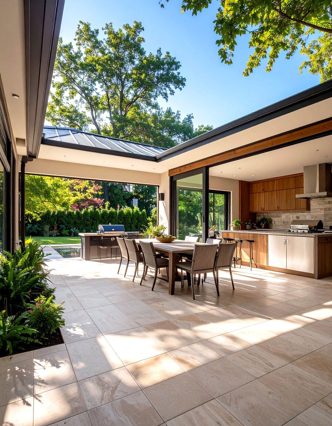 The Outdoor Transition Kitchen - 30 kitchen remodel ideas 2025