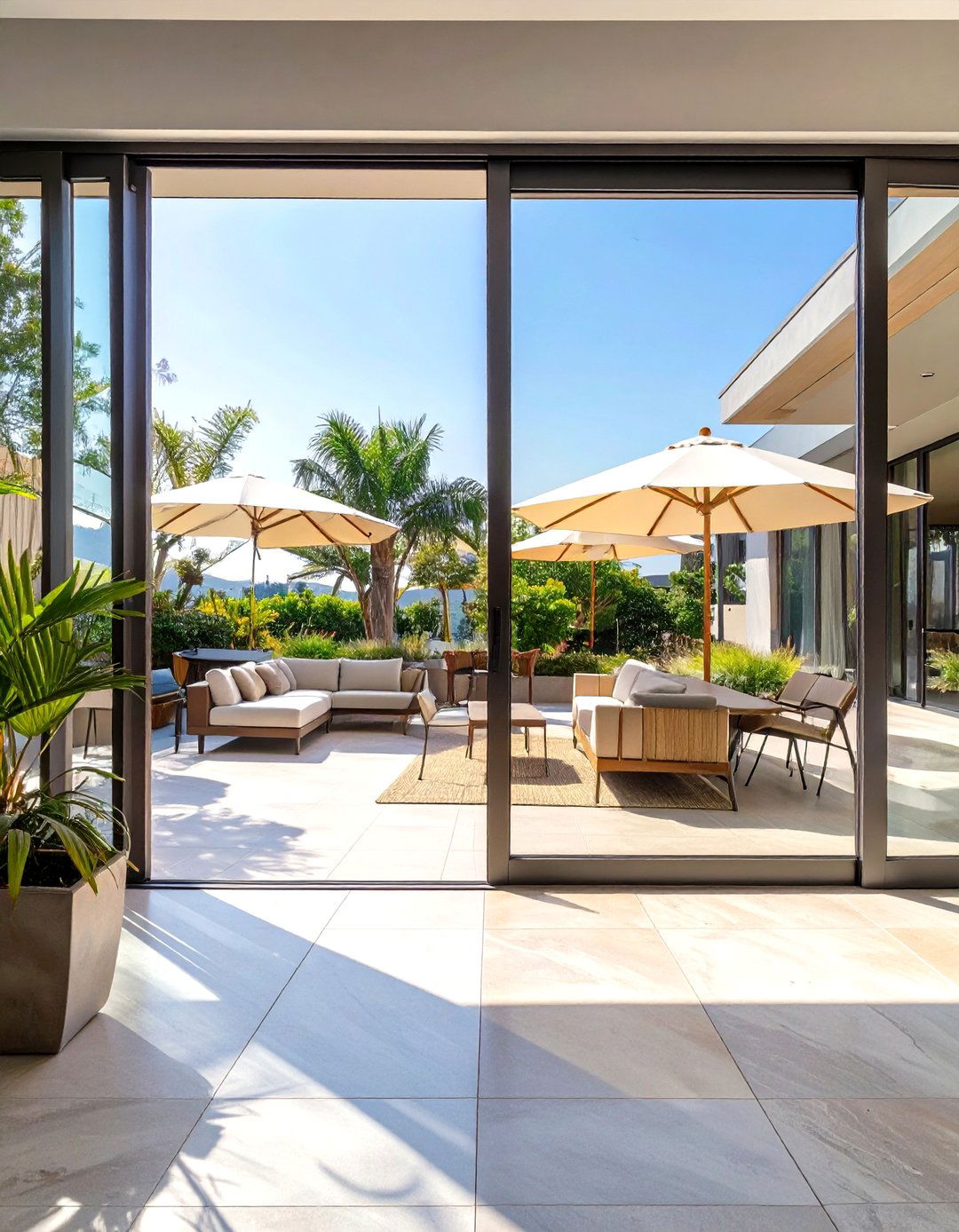 The Outdoor Transition Workspace - 30 modern office interior design ideas