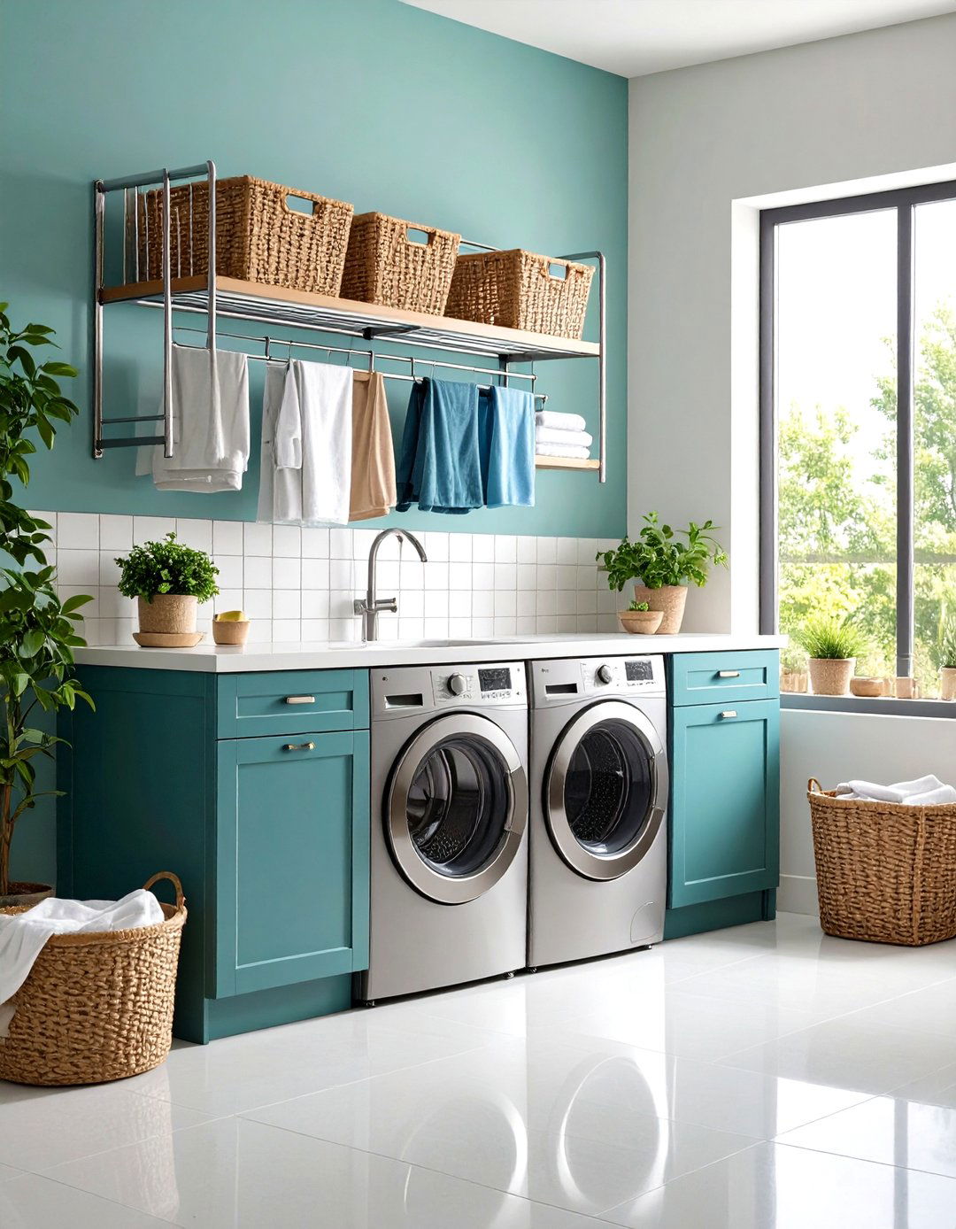 The Over Sink Laundry Room Drying Rack - 30 laundry room drying rack ideas
