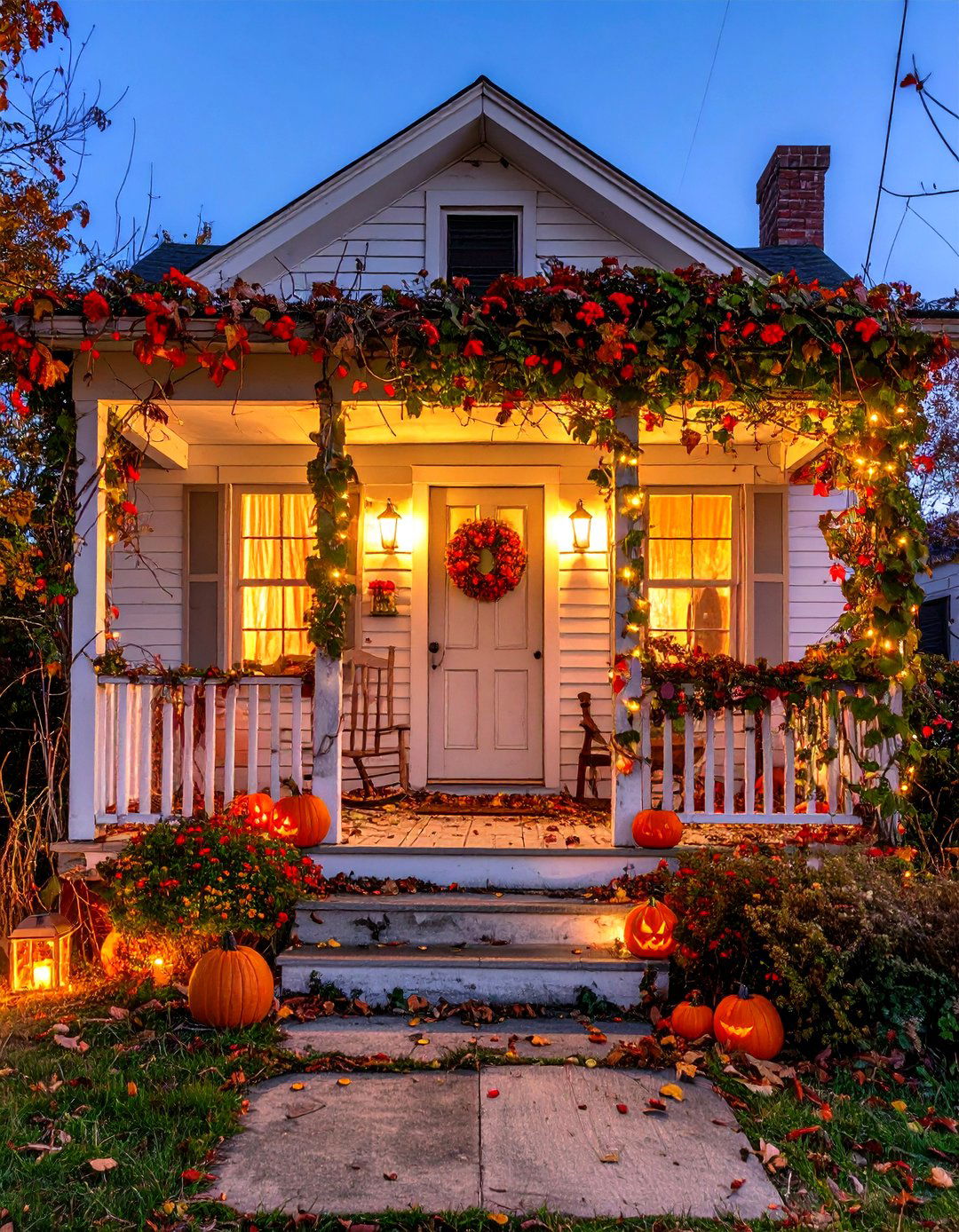 The Overgrown Abandoned House - 30 halloween decorations outdoor ideas