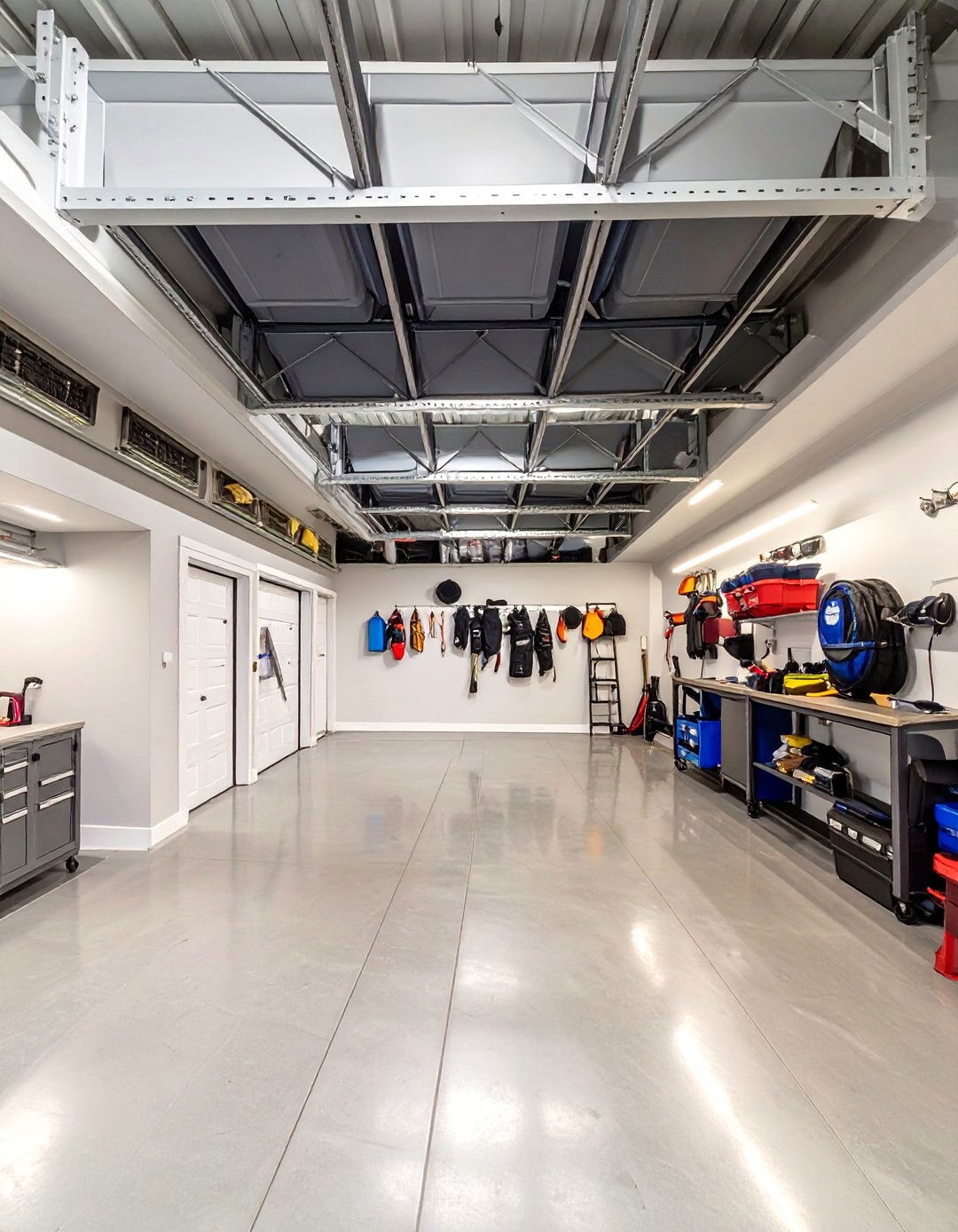 The Overhead Storage Maximization Plan - 30 diy garage workshop ideas