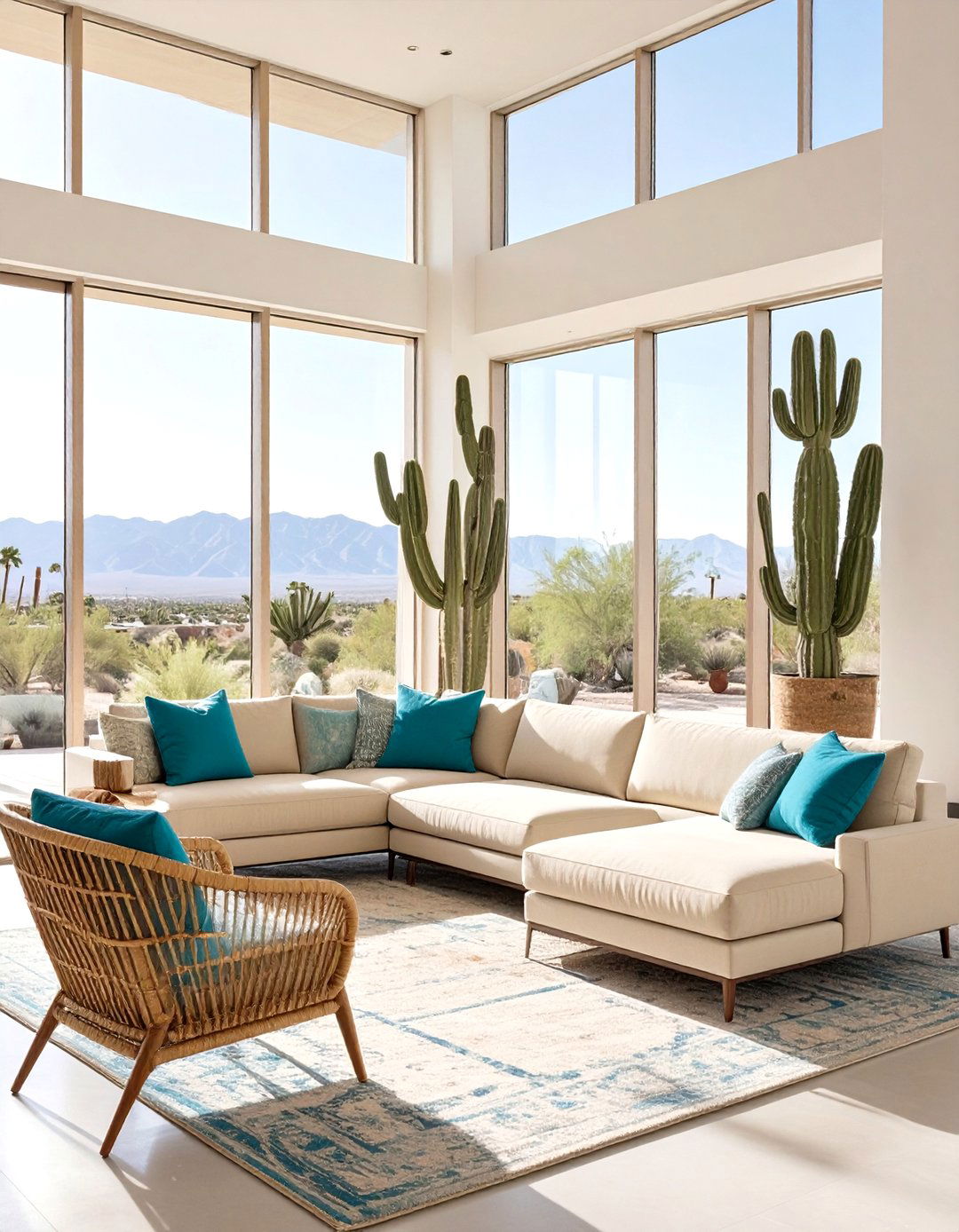 The Palm Springs Desert Modern Living Room - 30 mid century living room ideas