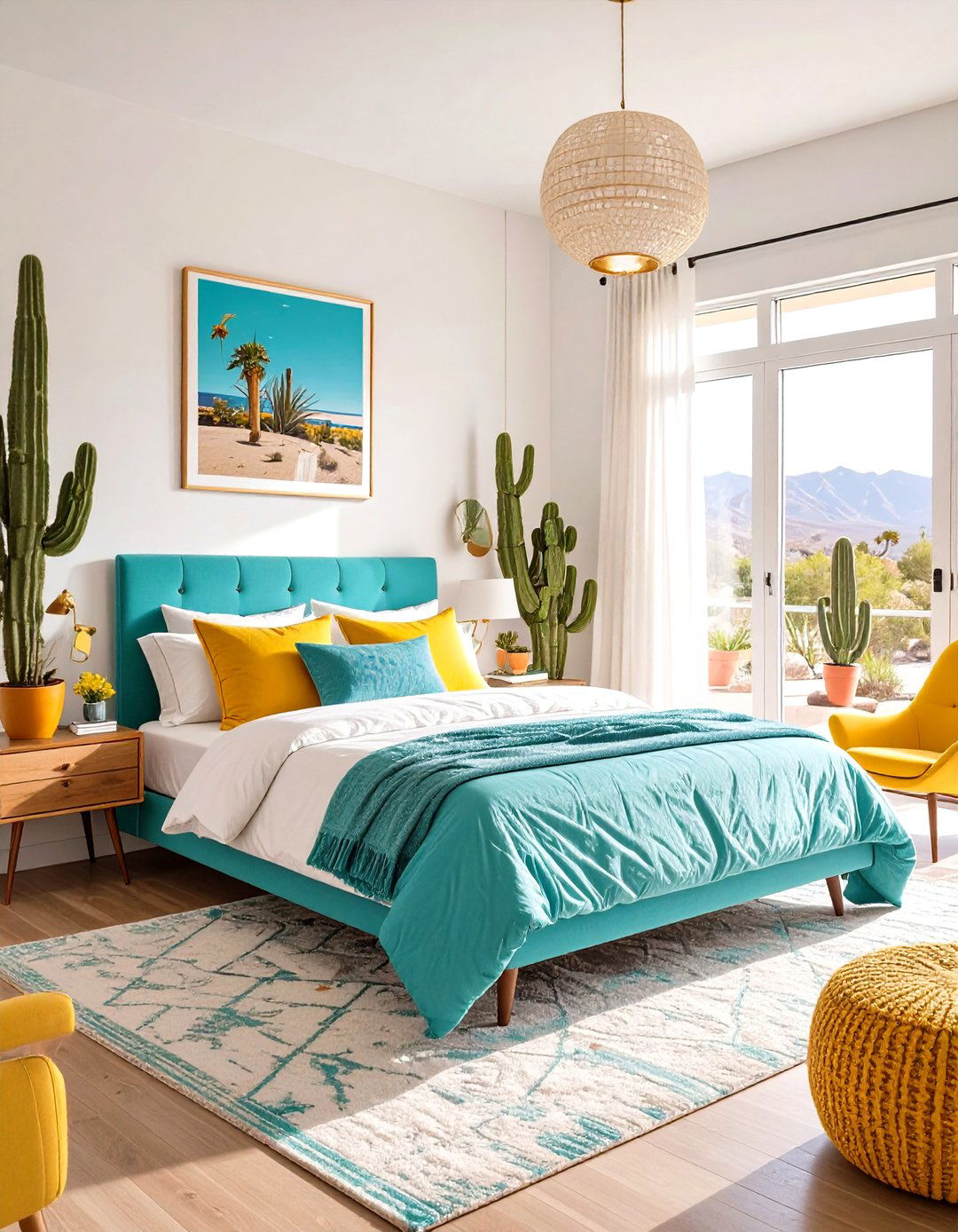 The Palm Springs Inspired Bedroom - 30 mid century modern bedroom ideas