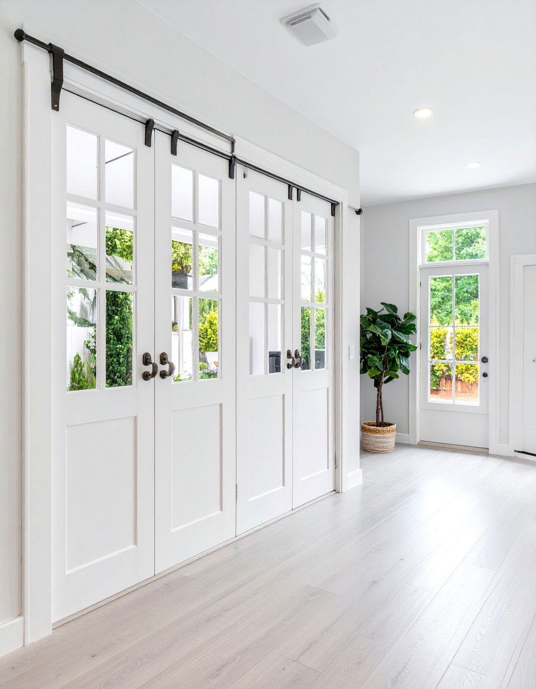 The Paneled Bi Fold Door Upgrade - 30 laundry door ideas