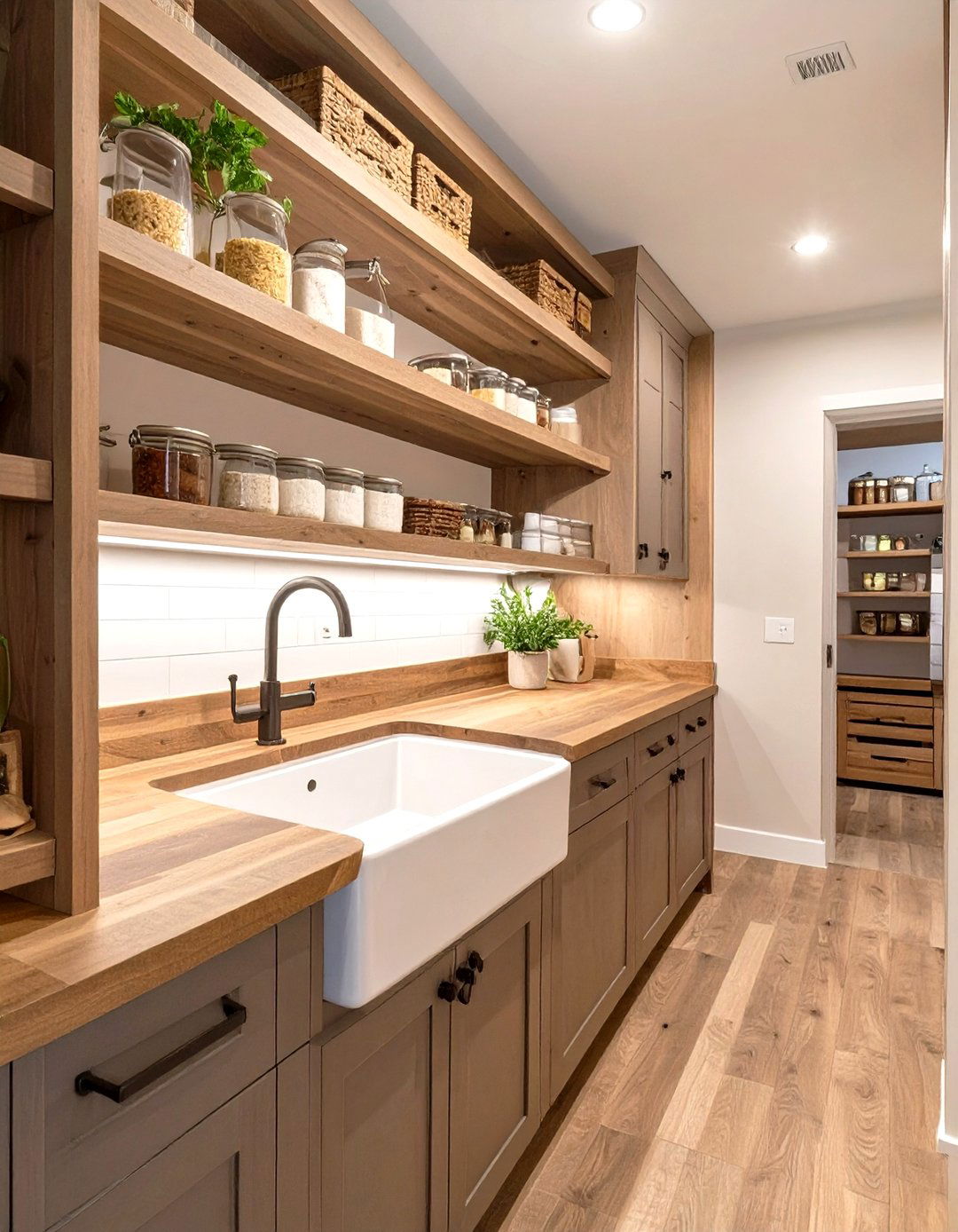 The Pantry with a Prep Sink - 30 custom pantry ideas