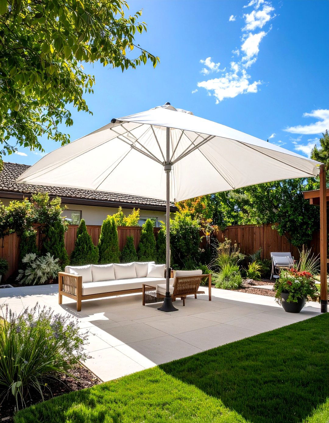 The Parachute Canopy Effect - 30 inexpensive patio shade ideas