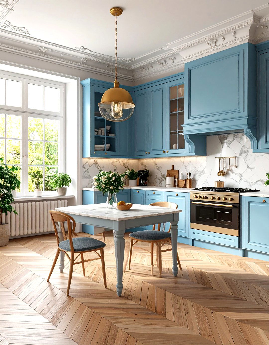 The Parisian Apartment Kitchen - 30 kitchen renovation ideas