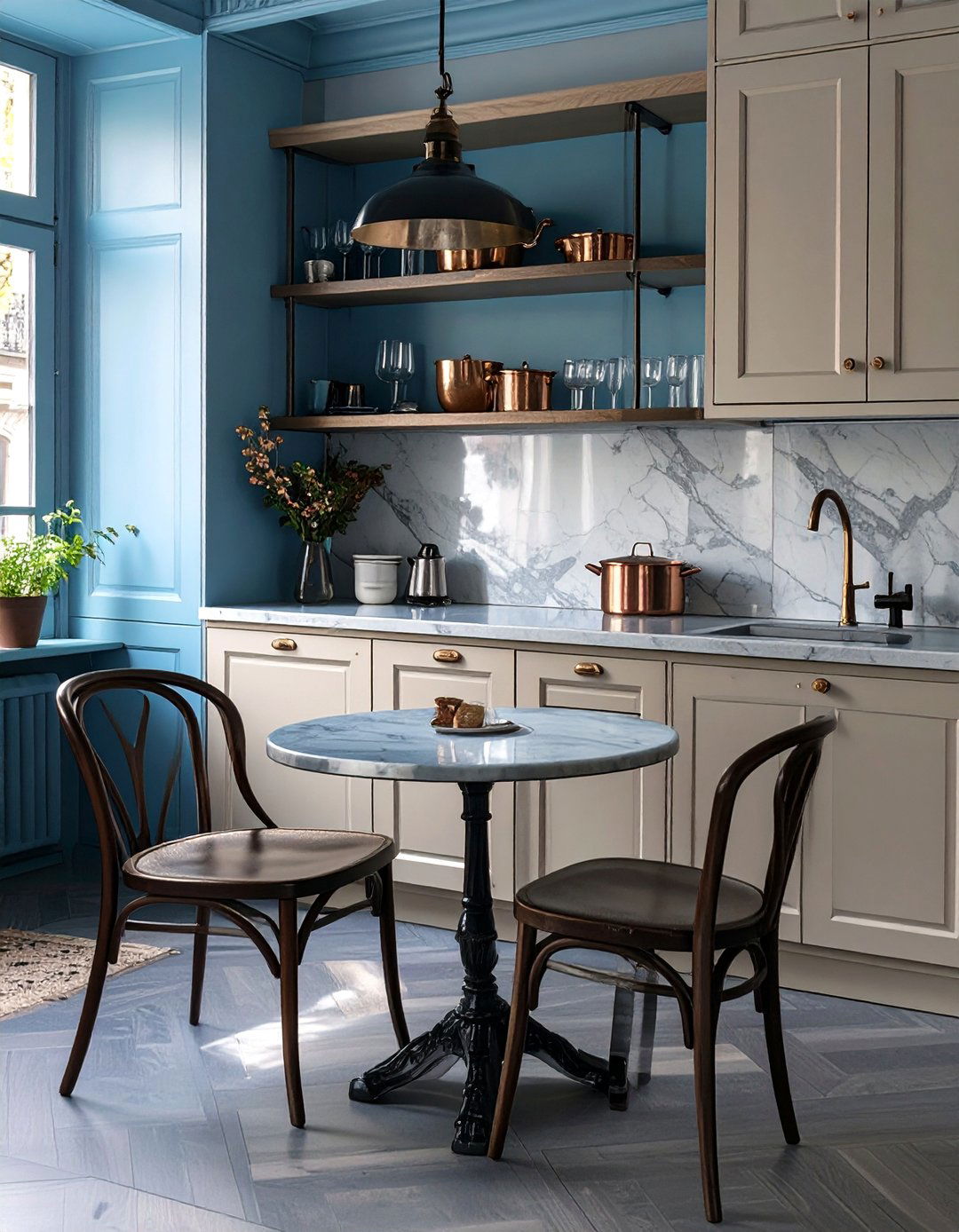 The Parisian Bistro Kitchen - 30 apartment kitchen ideas
