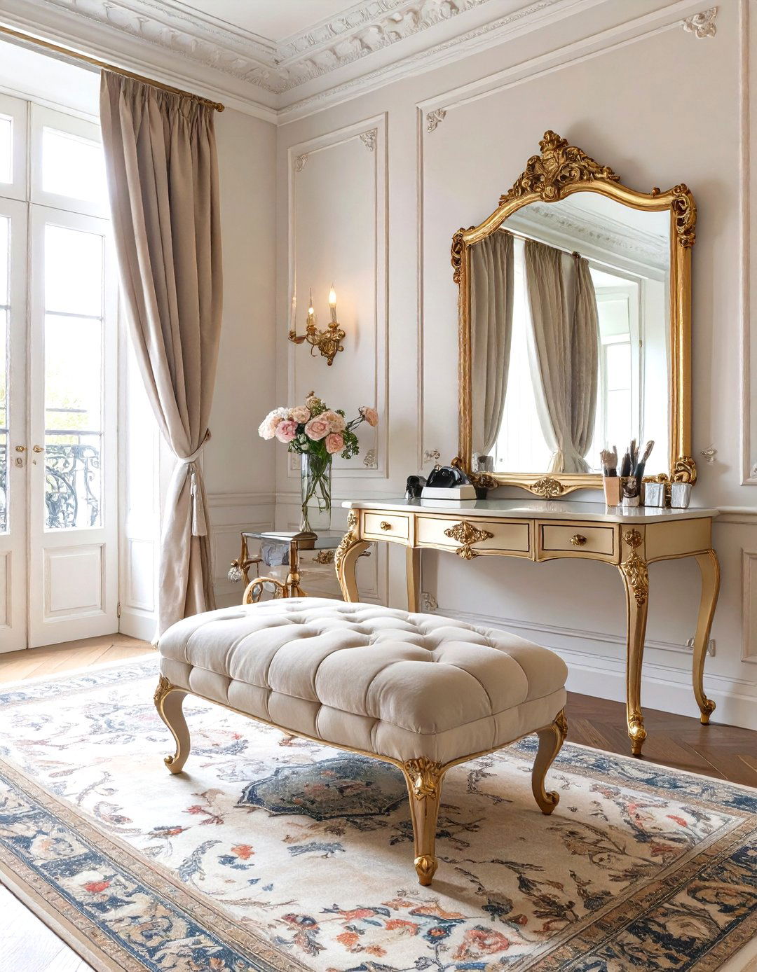 The Parisian Boudoir Dressing Room - 30 french interior design ideas