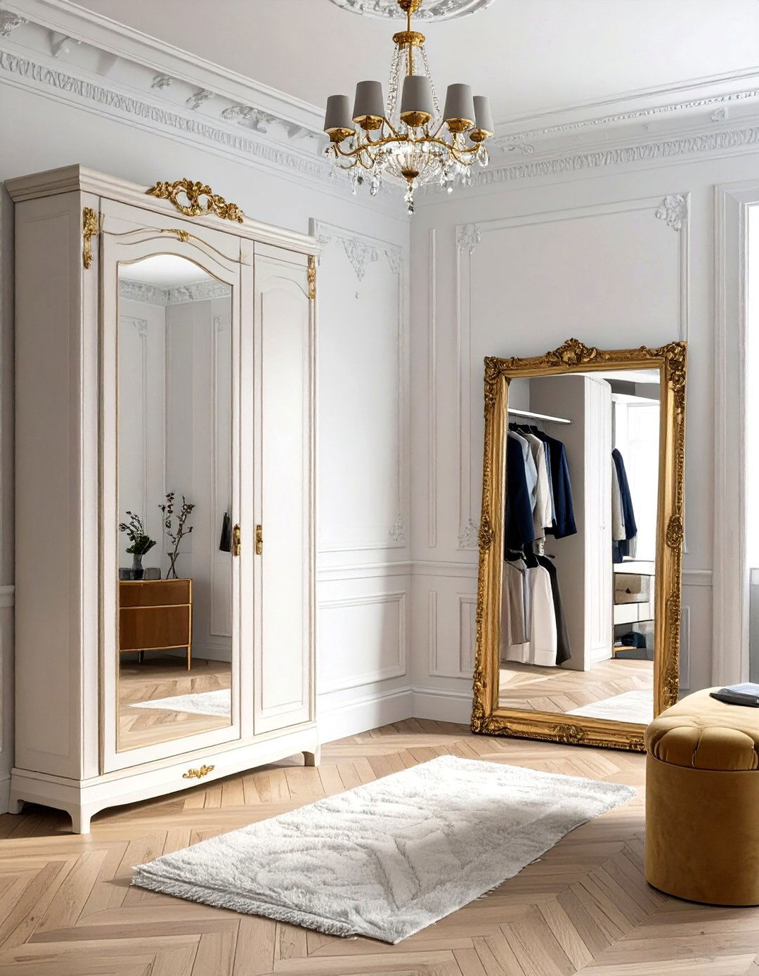 The Parisian Chic Apartment Closet - 30 design your own closet ideas