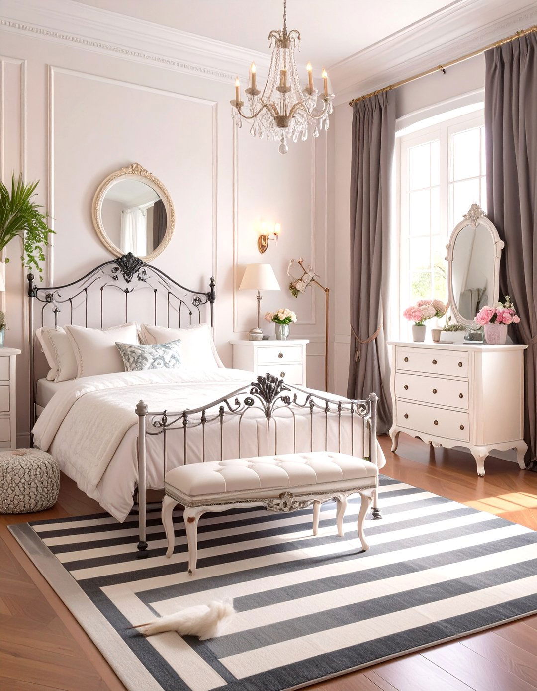 The Parisian Chic Apartment Room - 30 girl room decor ideas