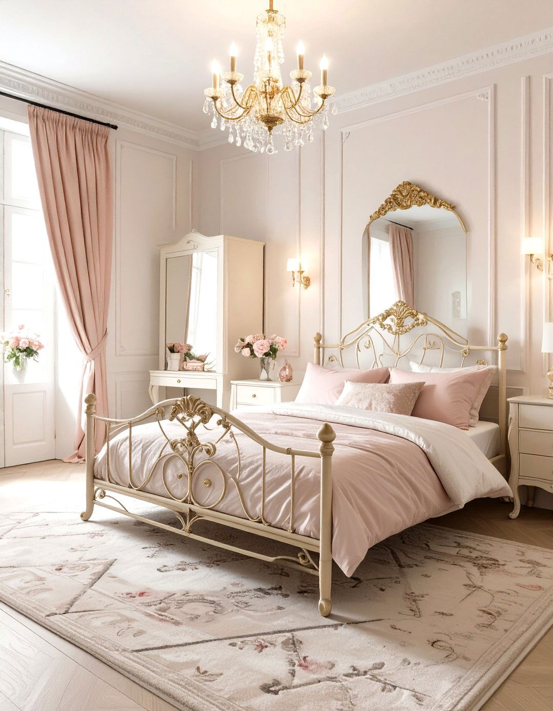 The Parisian Chic Bedroom - 30 modern teenage girl bedroom ideas