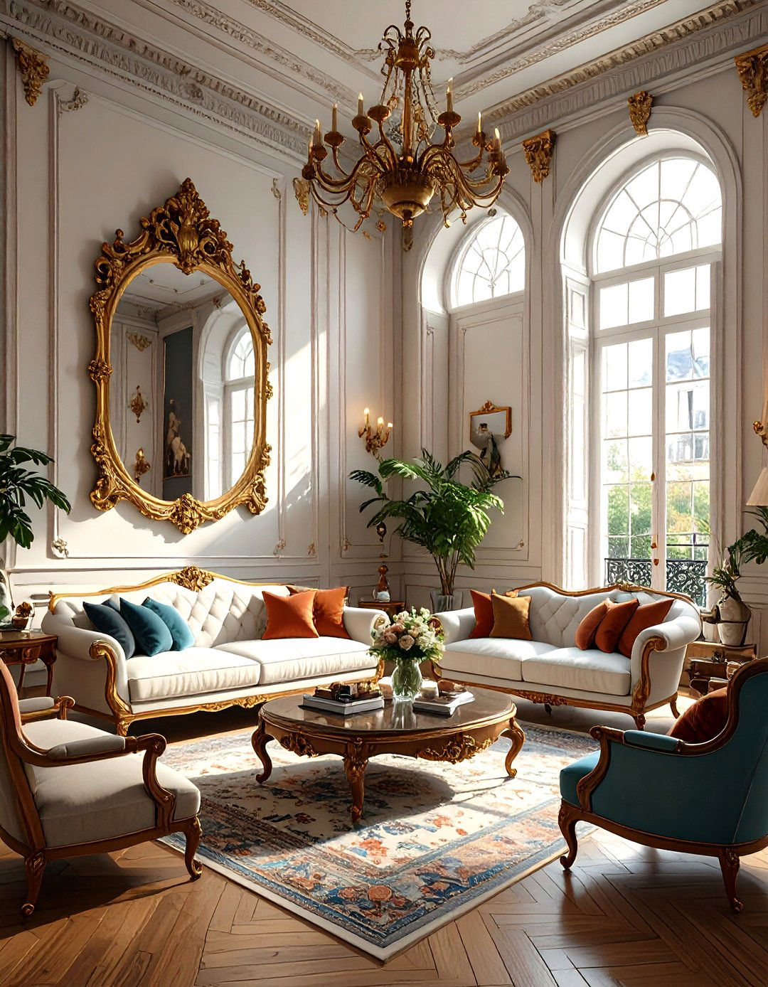 The Parisian Chic Eclectic Apartment - 30 modern eclectic interior design ideas