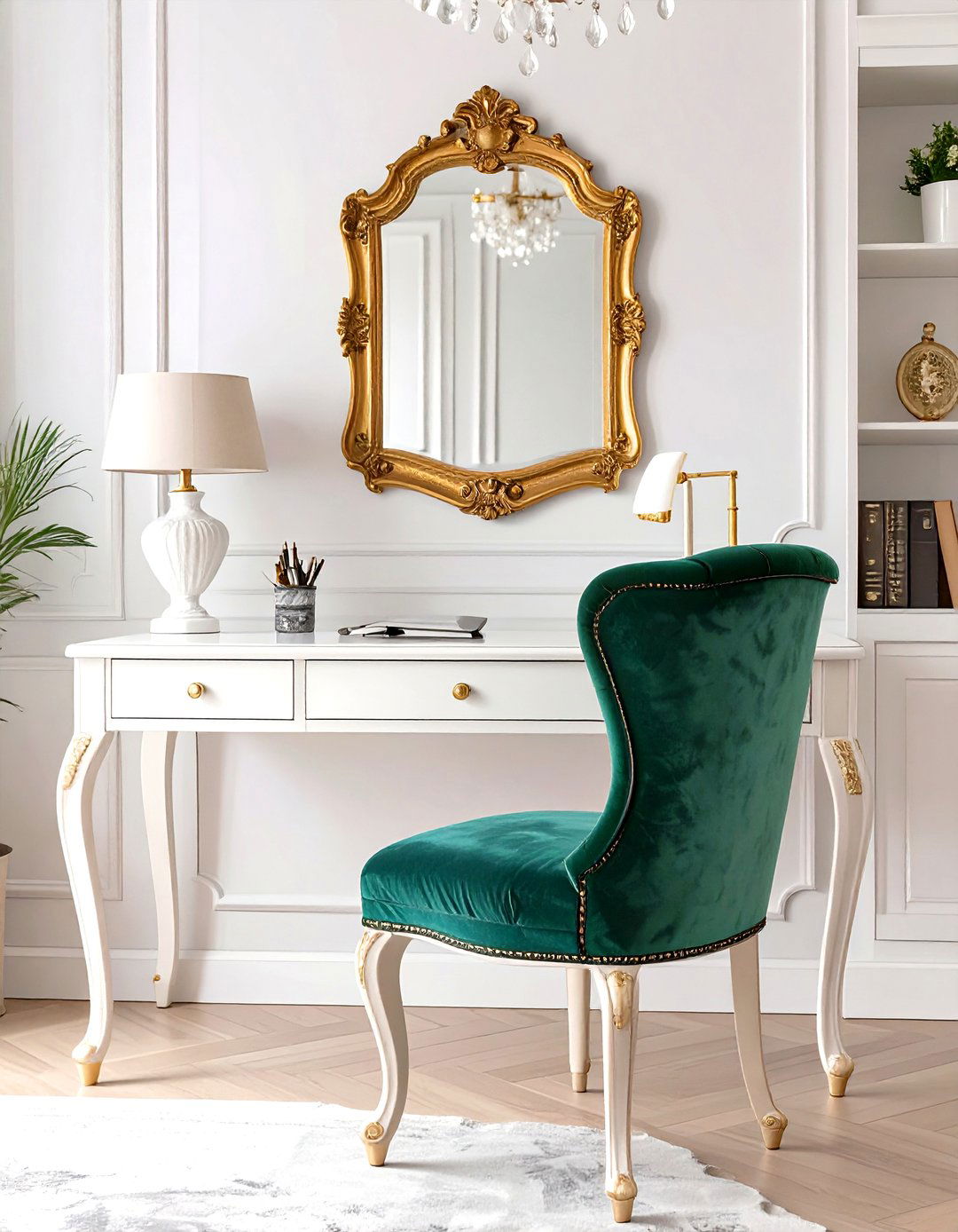 The Parisian Chic Home Office - 30 home office decor ideas for her