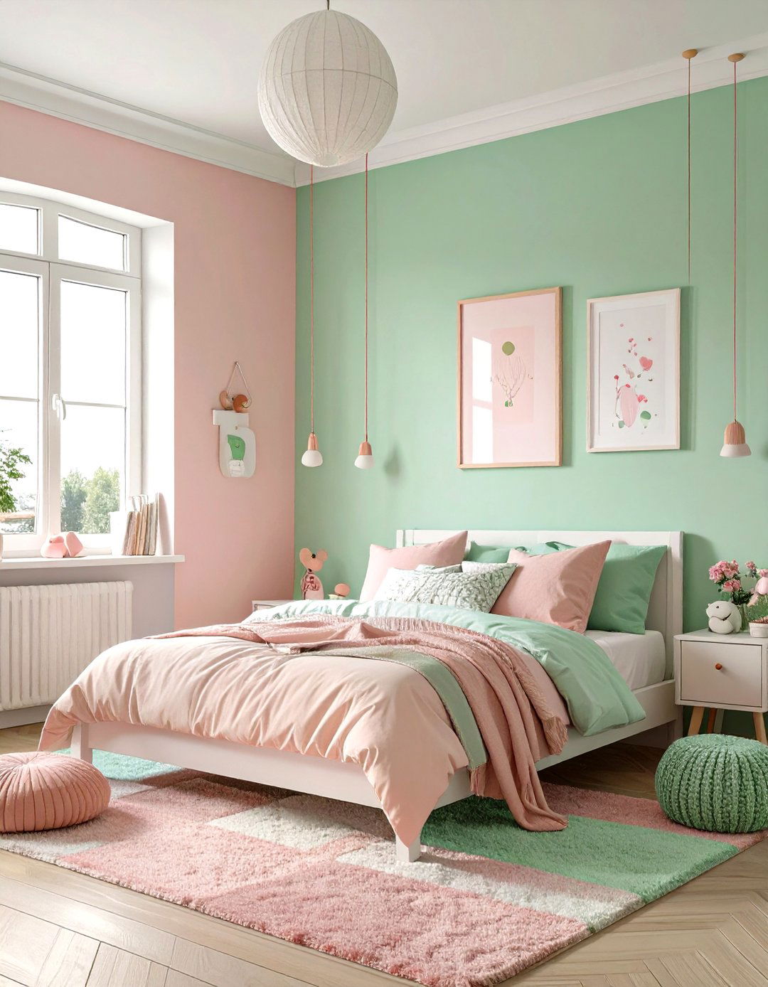 The Pastel Pop Bedroom - 30 girl bedroom ideas for small rooms