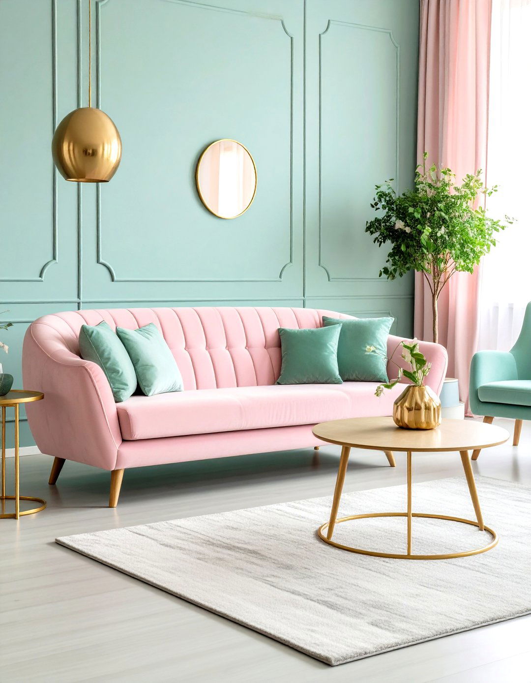 The Pastel Pop Living Room - 30 living room setup ideas