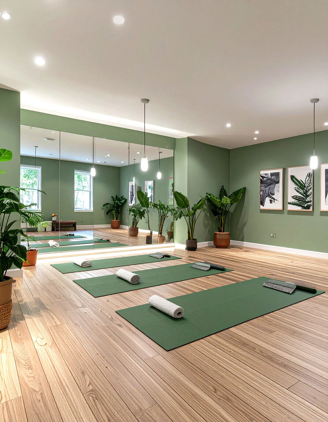 The Peaceful Home Yoga Studio - 30 basement remodeling ideas