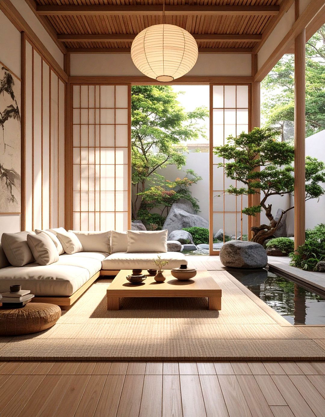 The Peaceful Zen Retreat Man Cave - 30 man cave decor ideas