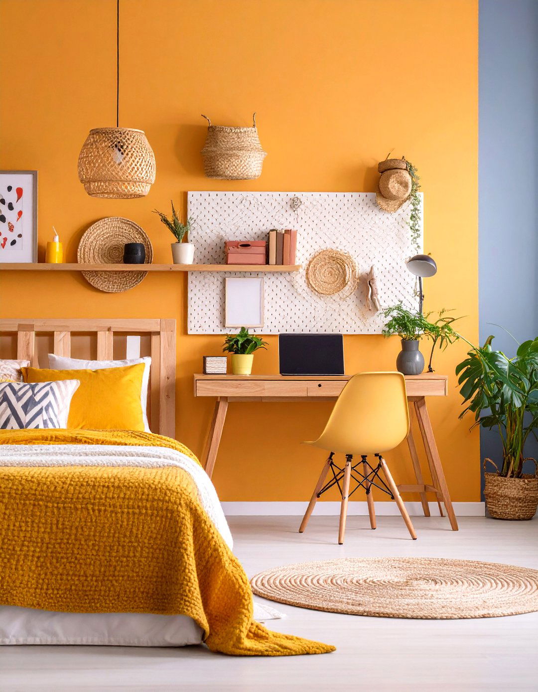 The Pegboard Organizer Wall Bedroom - 30 diy bedroom ideas