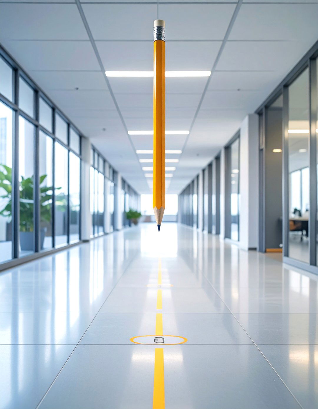 The Pencil Javelin Throw - 30 office olympics ideas