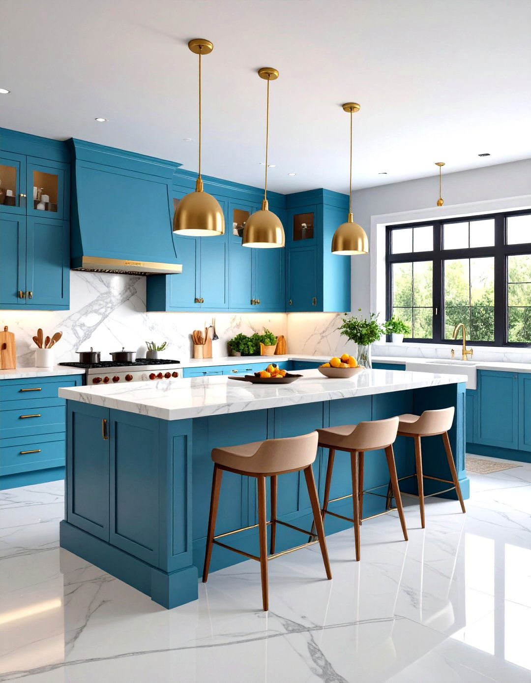 The Peninsula as a Baking Station - 30 kitchen peninsula ideas