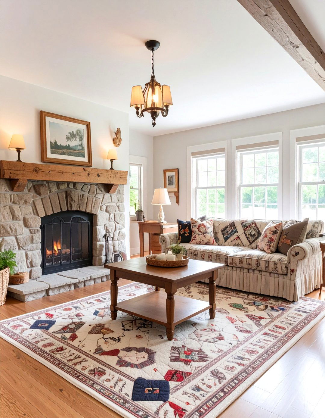 The Pennsylvania Dutch Inspired Great Room - 30 american colonial interior design ideas