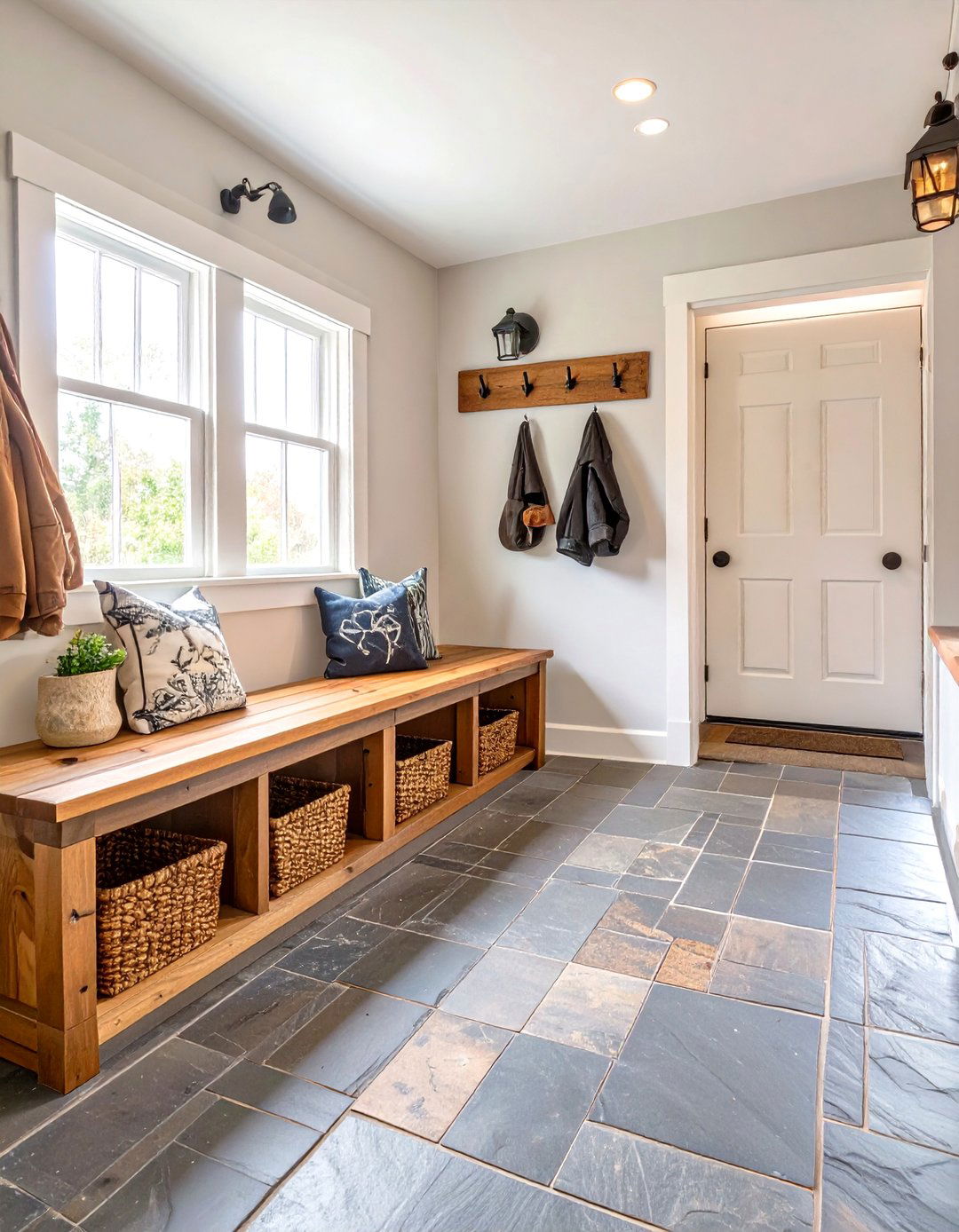 The Pennsylvania Dutch Inspired Mudroom - 30 colonial interior design ideas