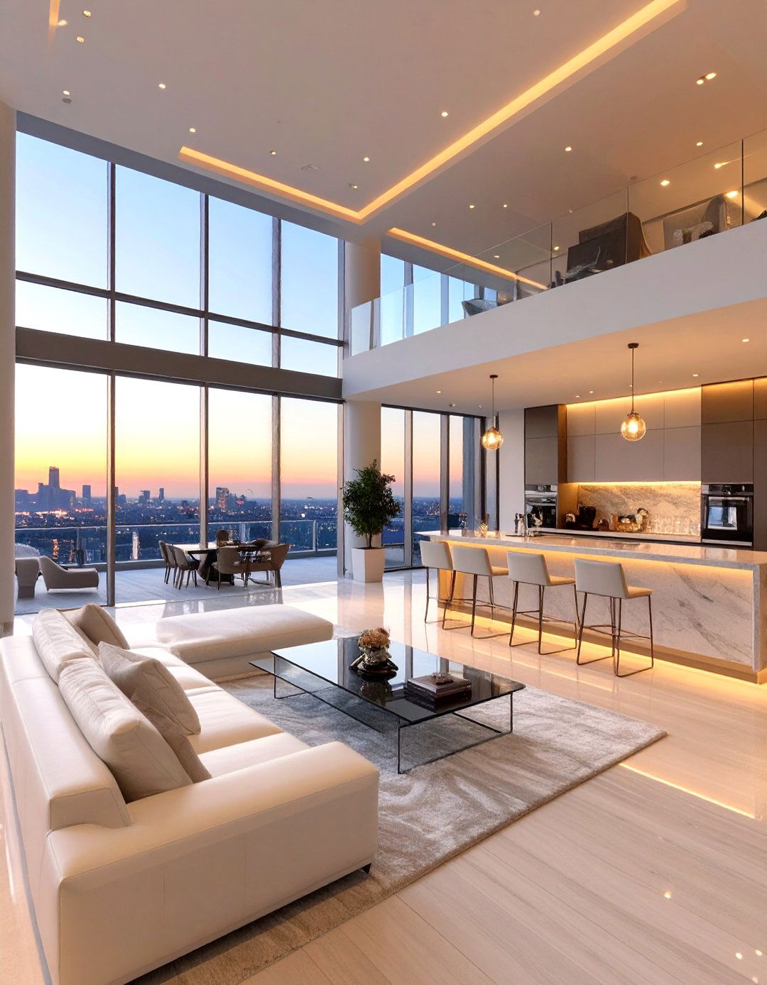 The Penthouse Entertainment Hub - 30 high end interior design ideas