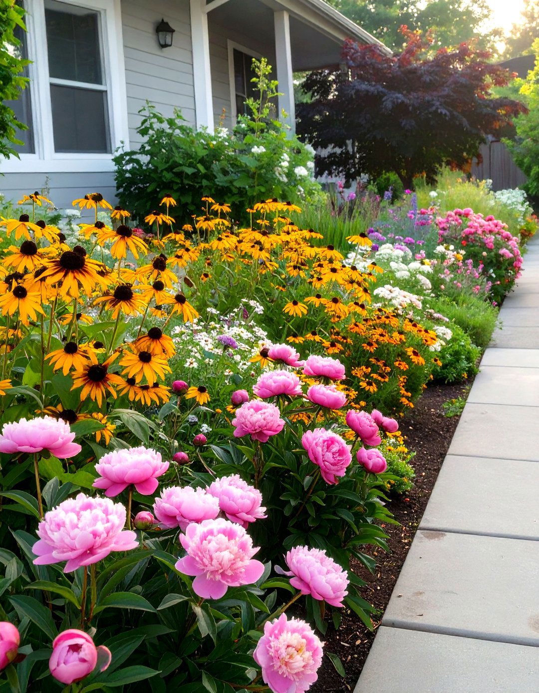 The Perennial Cutting Garden - 30 curb appeal front yard landscaping ideas on a budget