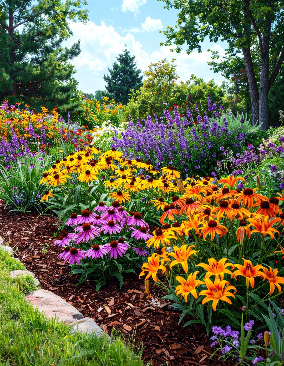 The Perennial Flower Bed - 30 low maintenance landscaping ideas