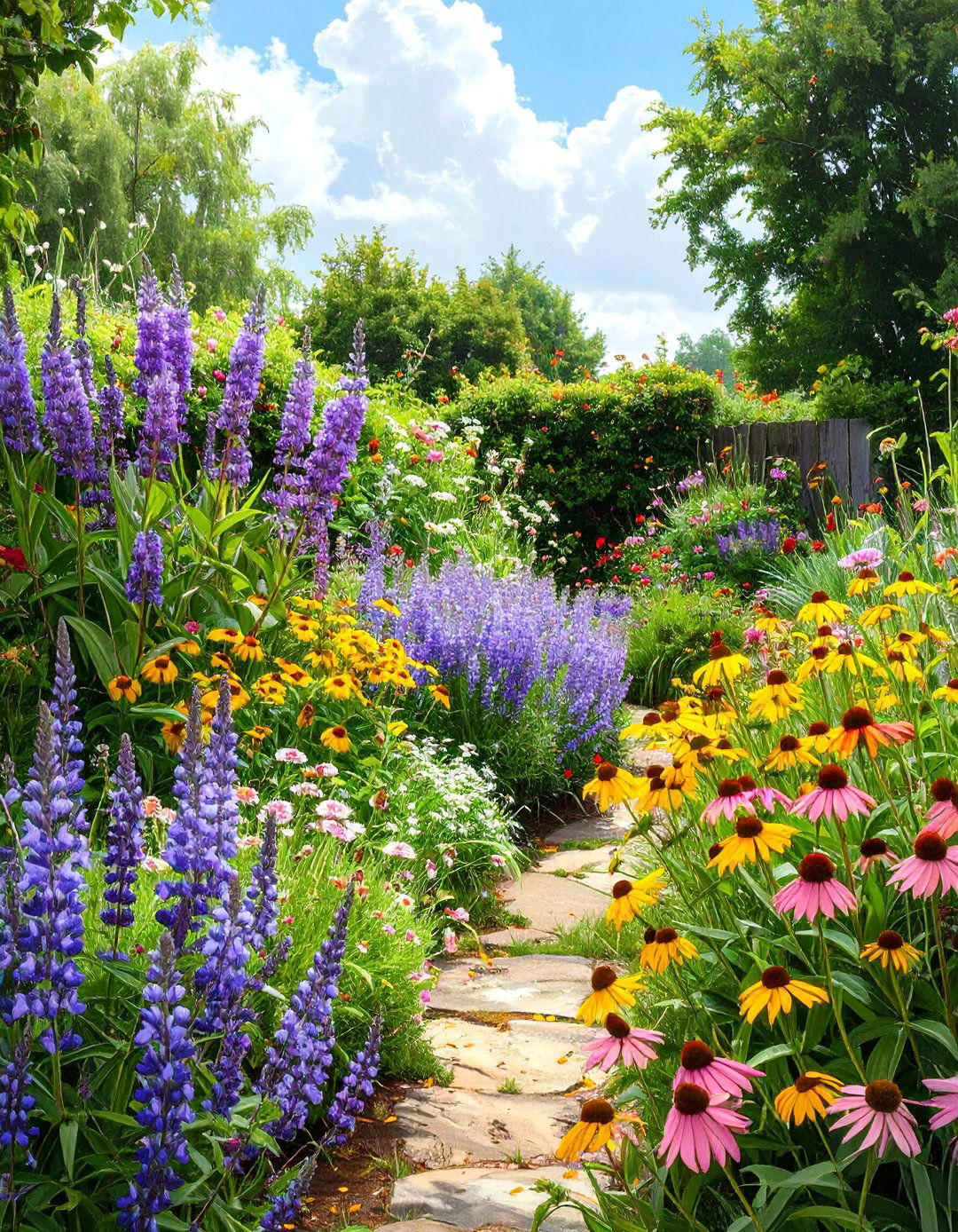 The Perennial Flower Border - 30 low maintenance garden ideas