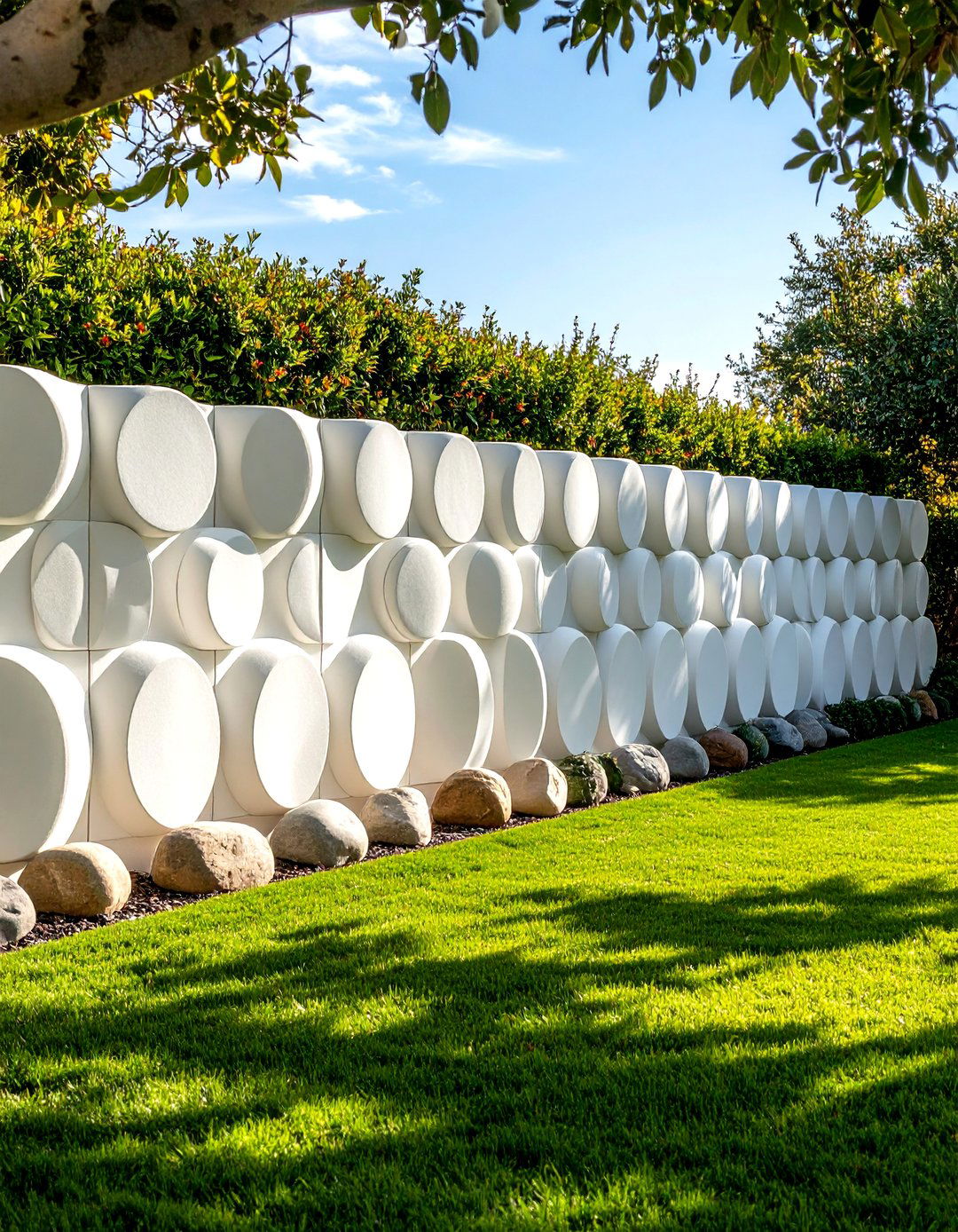 The Perforated Breeze Block Garden Wall - 30 garden wall ideas