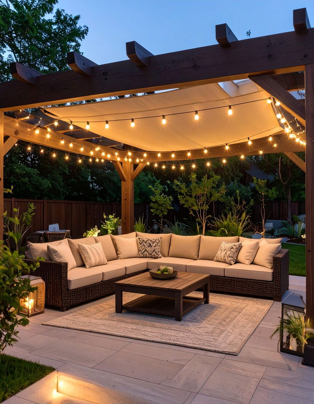 The Pergola Covered Patio - 30 back patio designs
