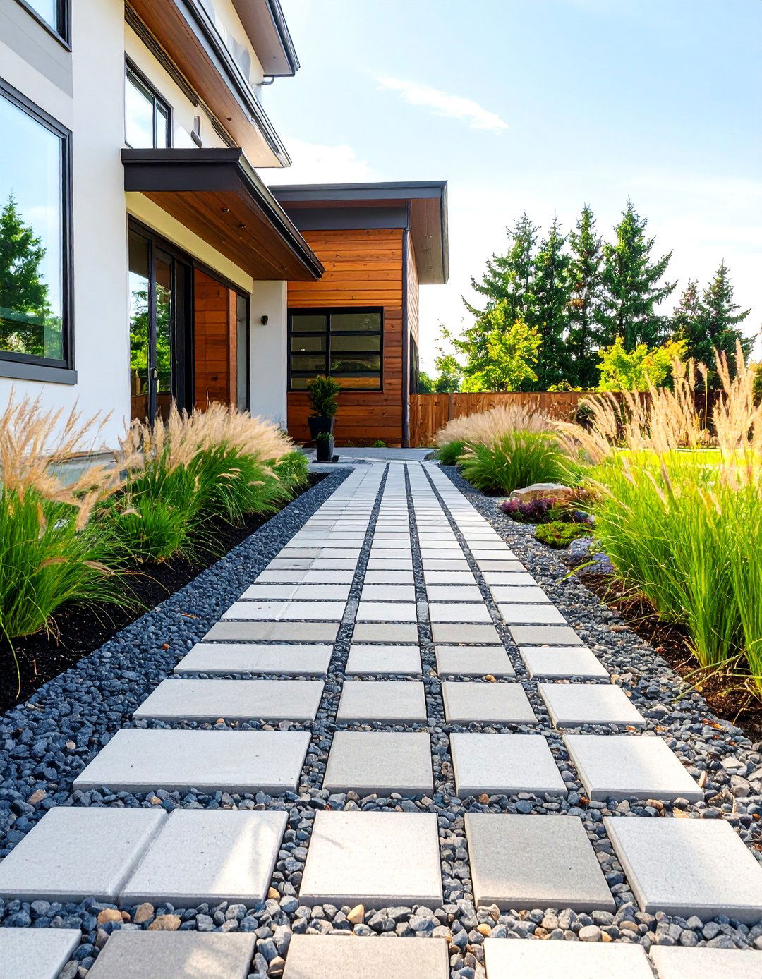 The Permeable Paver Eco Friendly Driveway - 30 backyard paver ideas