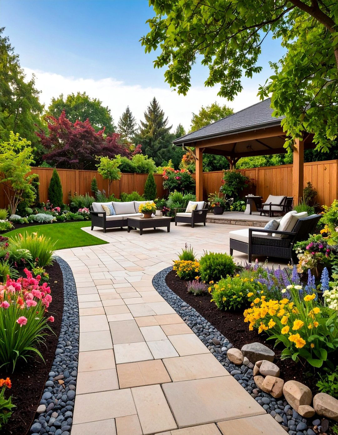 The Permeable Paver Eco Patio - 30 backyard hardscape ideas