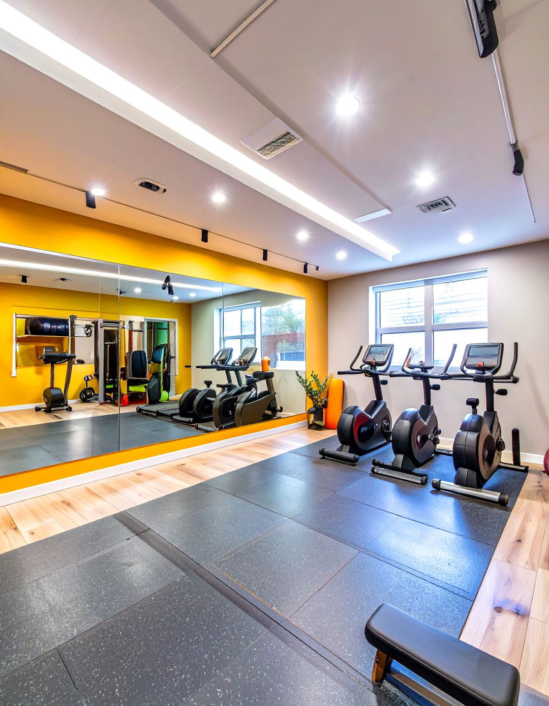 The Personal Fitness and Wellness Center - 30 basement layout ideas
