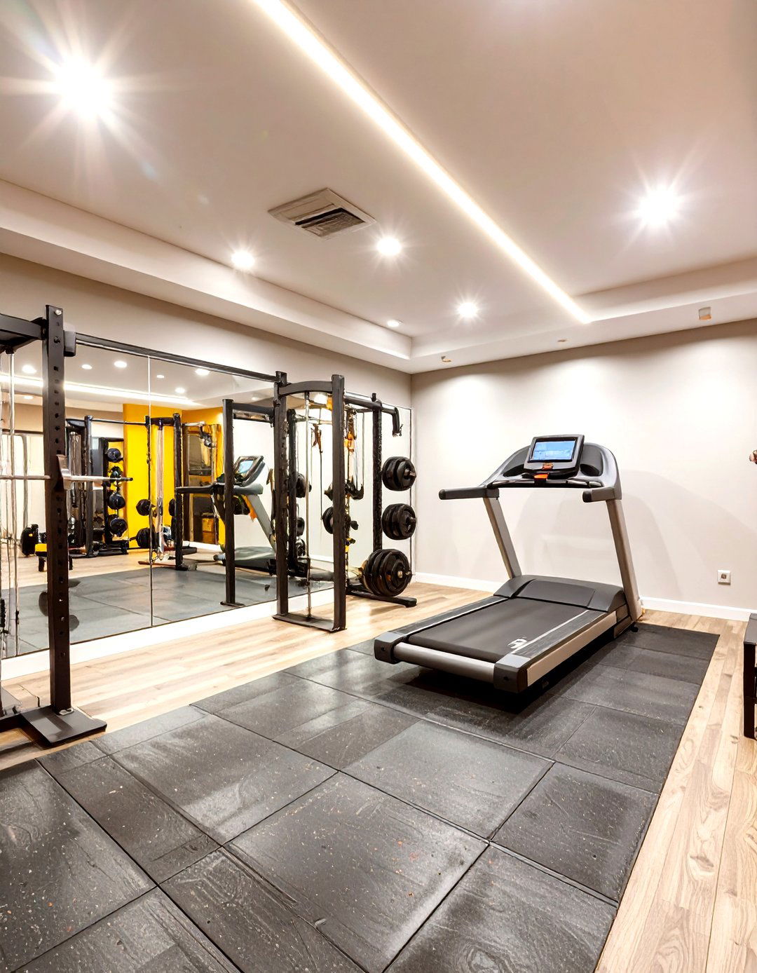 The Personal Home Gym - 30 basement remodeling ideas