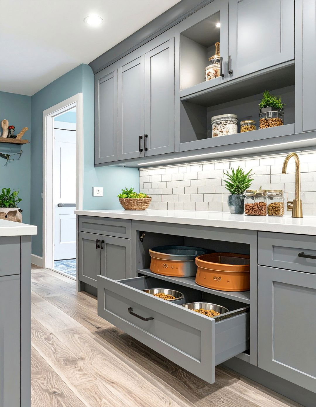 The Pet Centric Butlers Pantry - 30 butlers pantry ideas