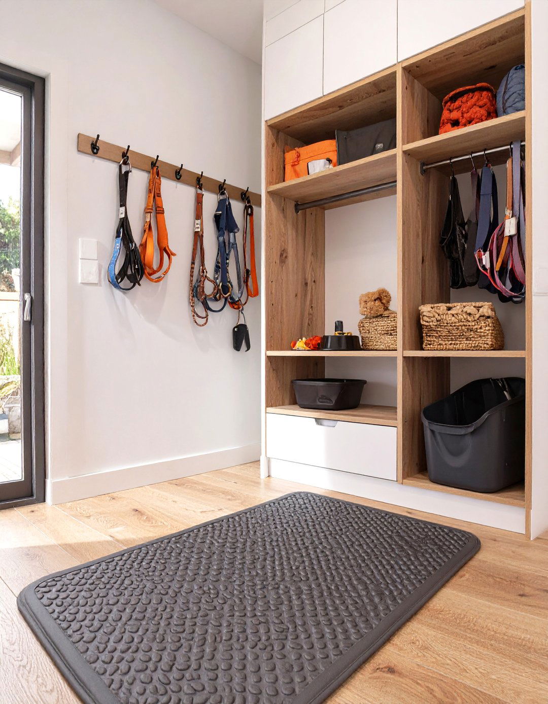 The Pet Focused Entry Station - 30 coat closet ideas