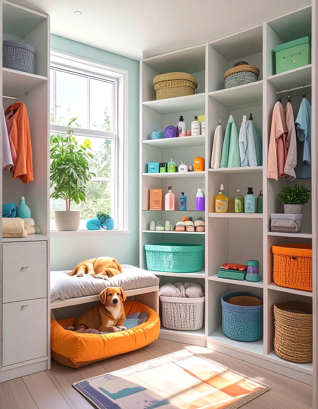 The Pet Friendly Bathroom Closet - 30 bathroom closet ideas