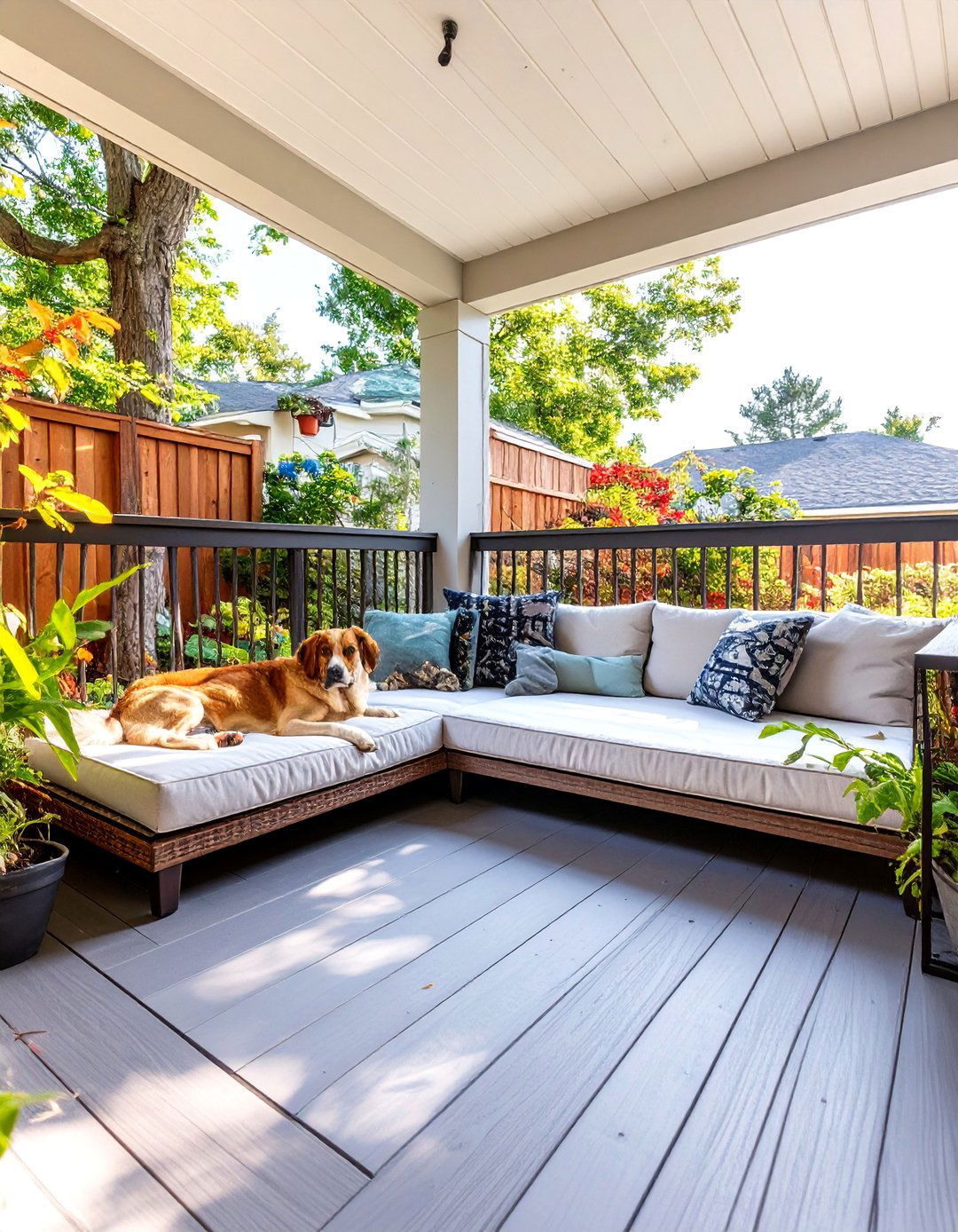 The Pet Friendly Deck - 30 deck decorating ideas