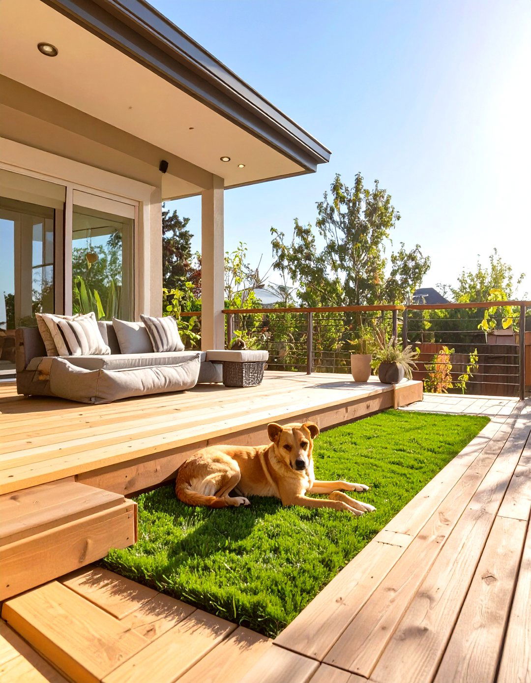 The Pet Friendly Elevated Space - 30 elevated deck ideas