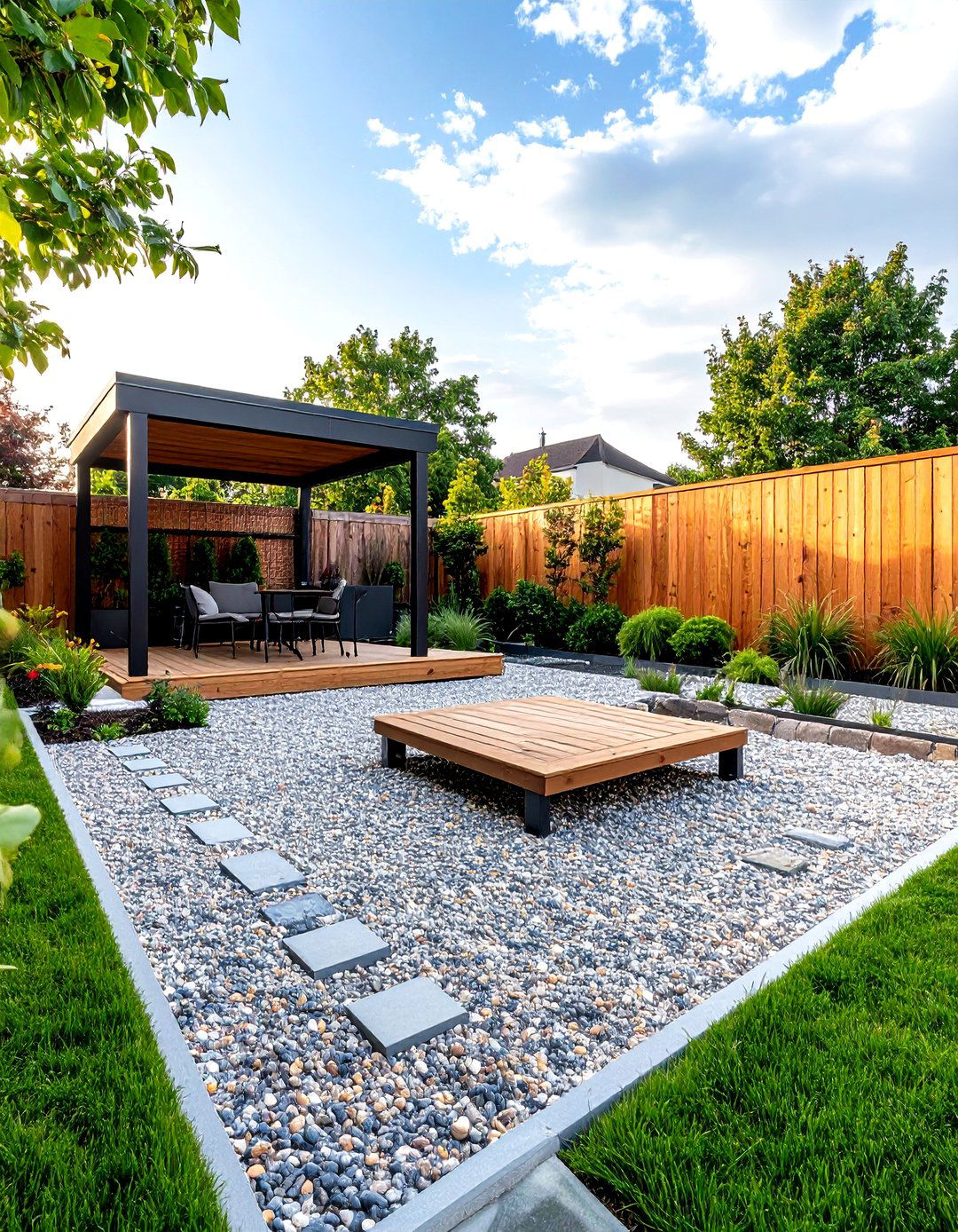 The Pet Friendly Gravel Dog Run - 30 gravel backyard ideas