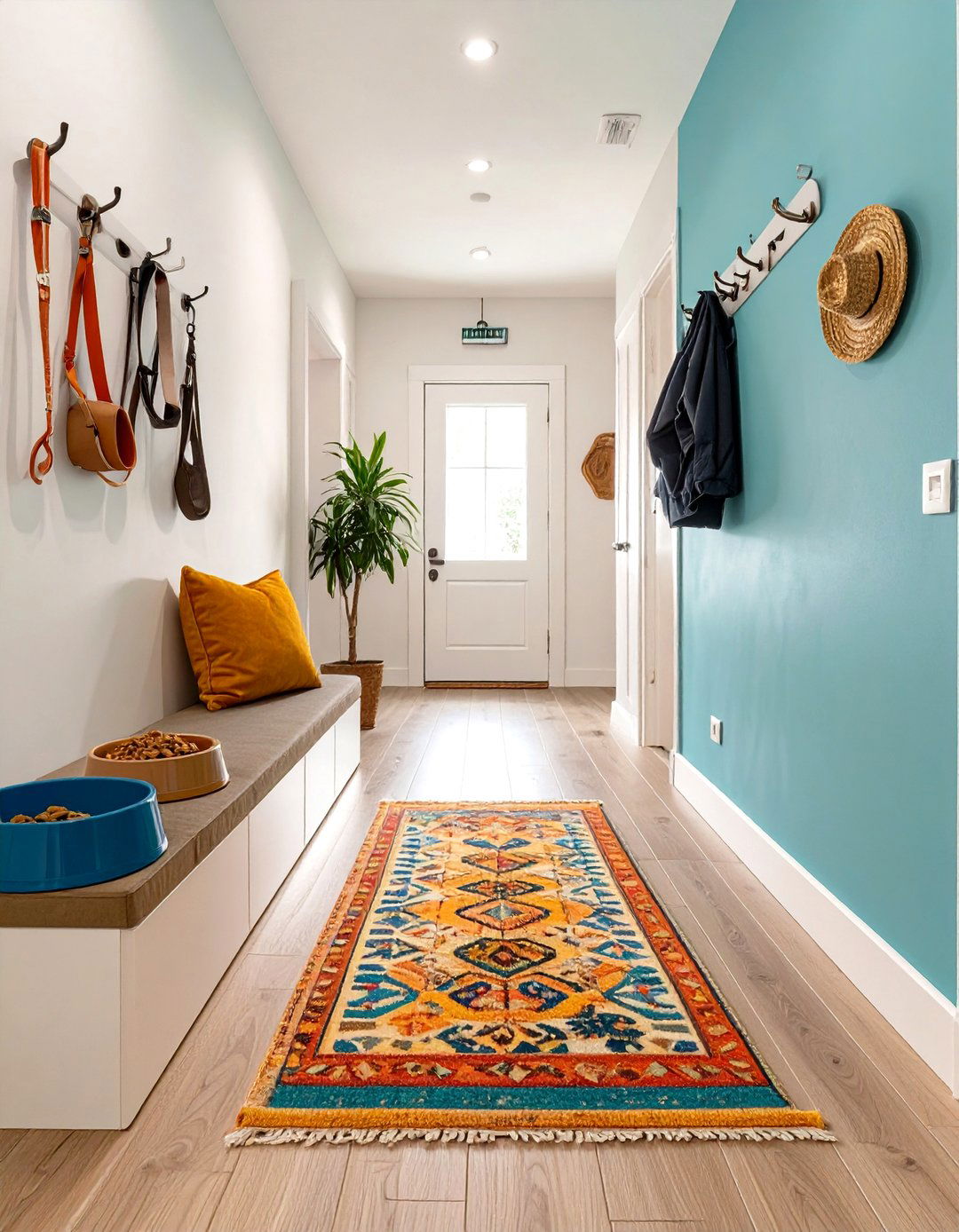 The Pet Friendly Hallway Station - 30 hallway furniture ideas