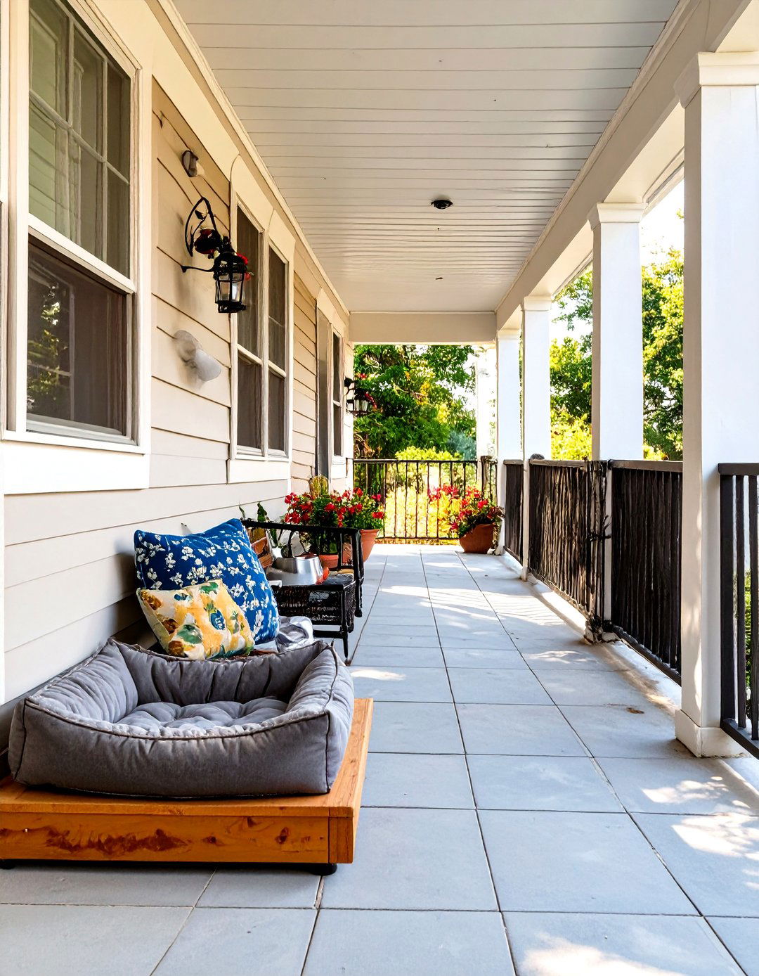 The Pet Friendly Oasis Front Porch - 30 long narrow front porch decorating ideas