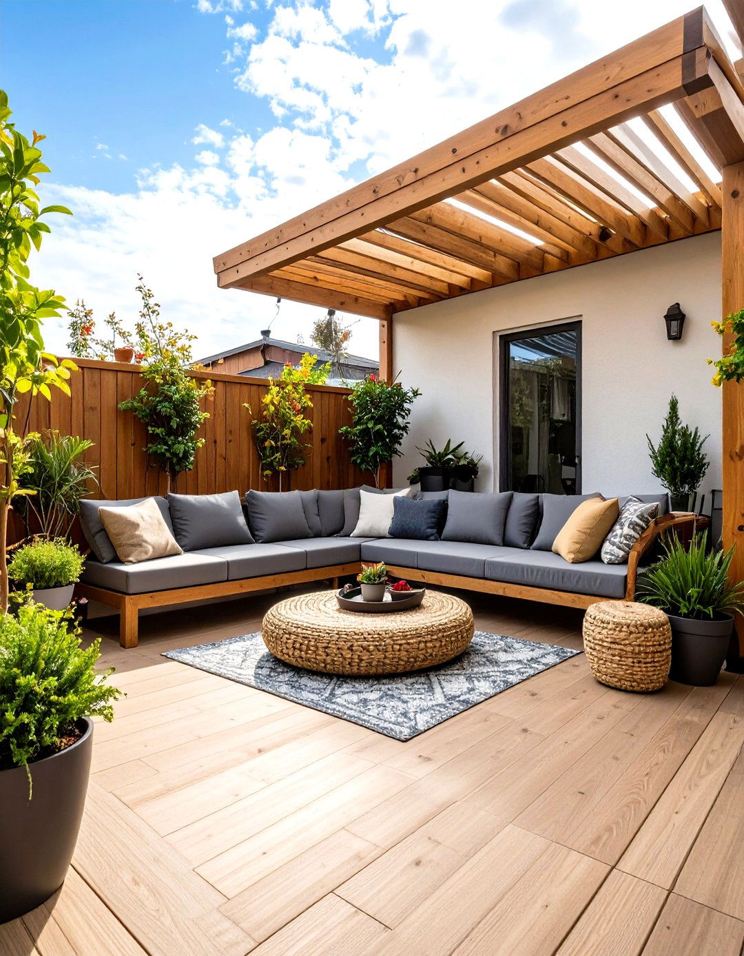 The Pet Friendly Paradise - 30 enclosed patio ideas