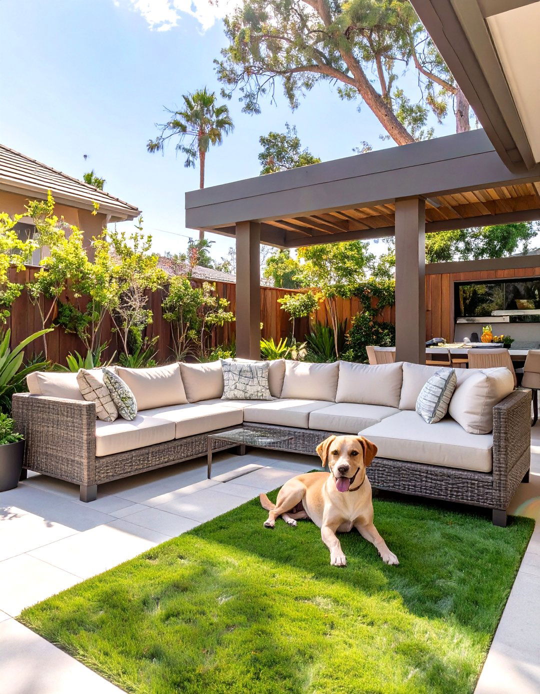 The Pet Friendly Patio Design - 30 outdoor  decoration ideas